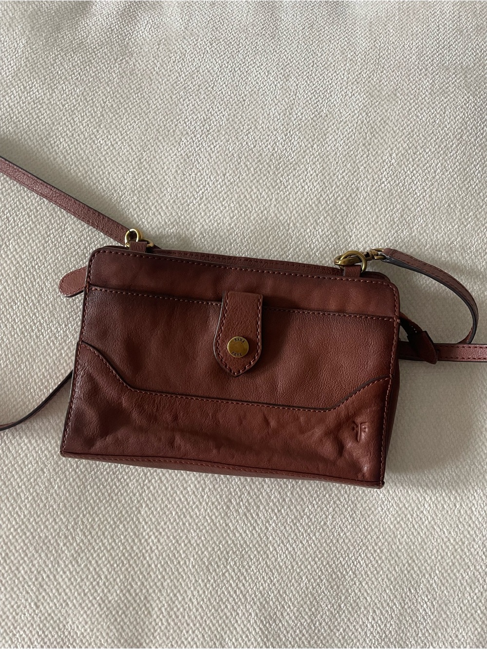 Frye leather crossbody